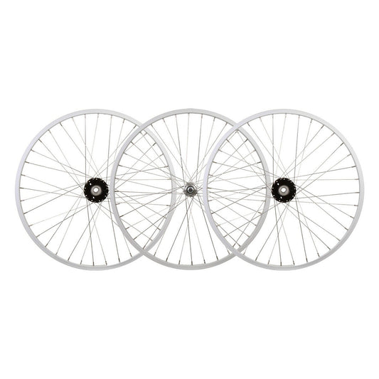 WM Trike Wheels Set 24x1.75 (507x25) Alloy Silver 36H 15mm w/ bearings 1