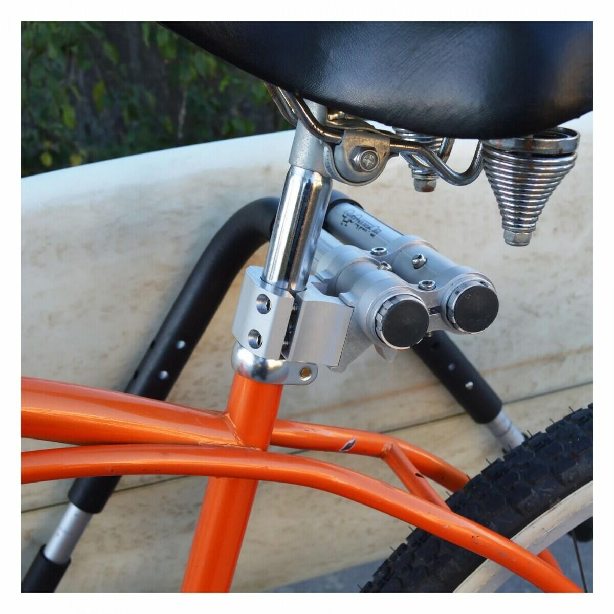 Moved by Bikes Surfboard Carrier Bike Rack - Short & Boogie Boards - up to 7ft 4