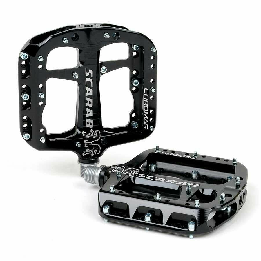 Chromag Scarab Platform pedals Bushing and sealed bearings Aluminium body Black 1