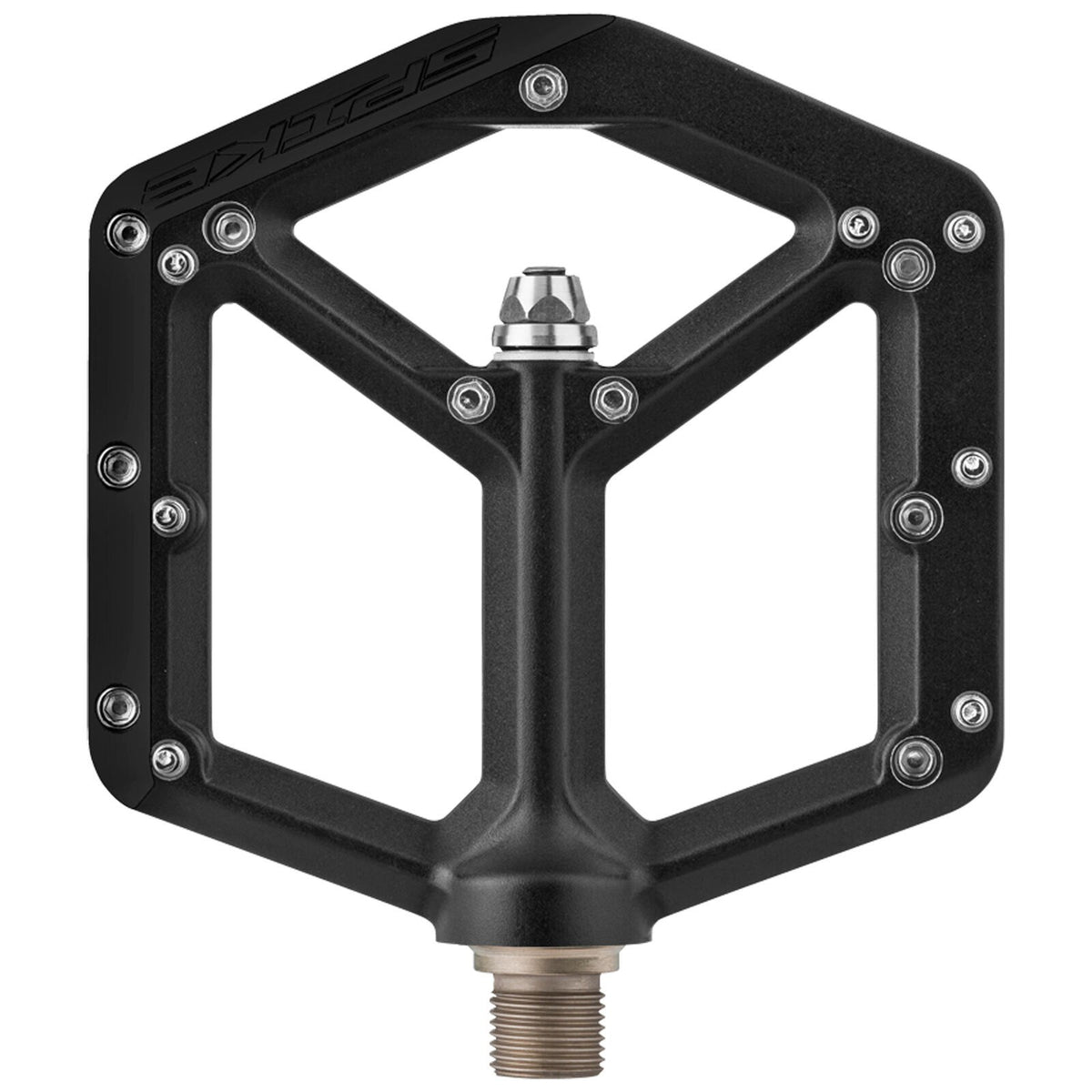 Spank Spike Pedals - Platform, Aluminum, 9/16", Black 2