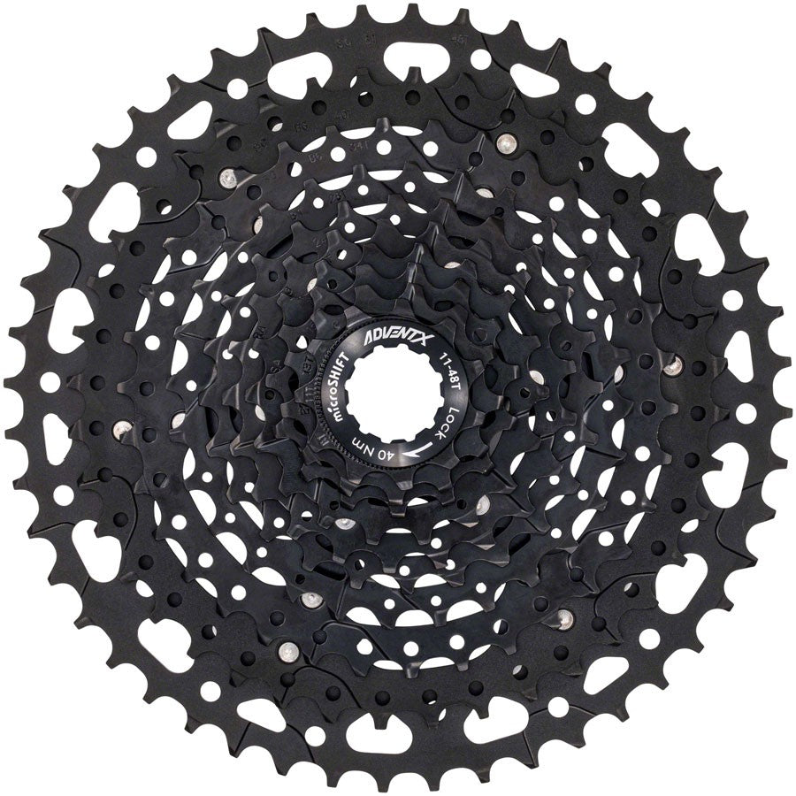 microSHIFT ADVENT X 10-Speed 11-48t Cassette and V2 Medium Cage Derailleur 2