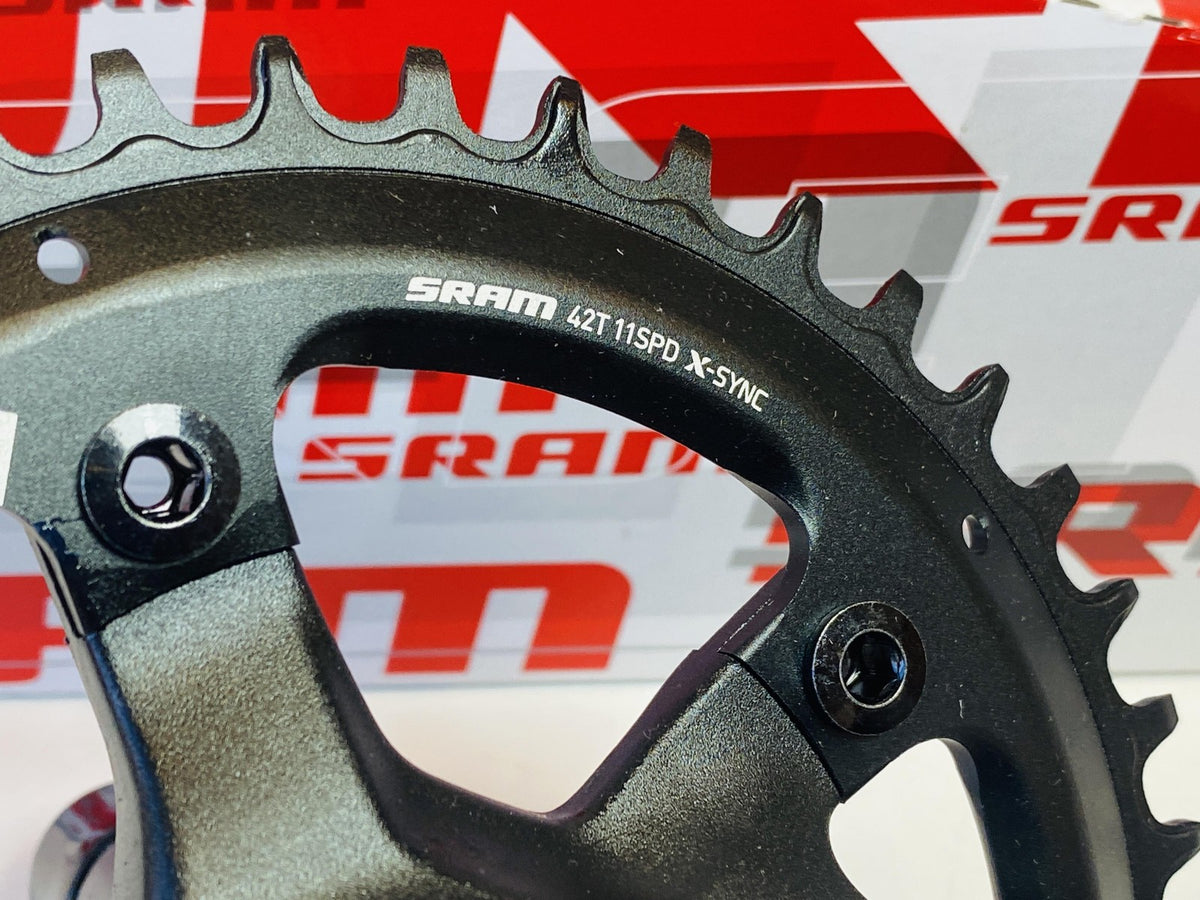 SRAM Apex 1 GXP Crankset 172.5mm with 42T 110mm Assymetric BCD X-Sync 3