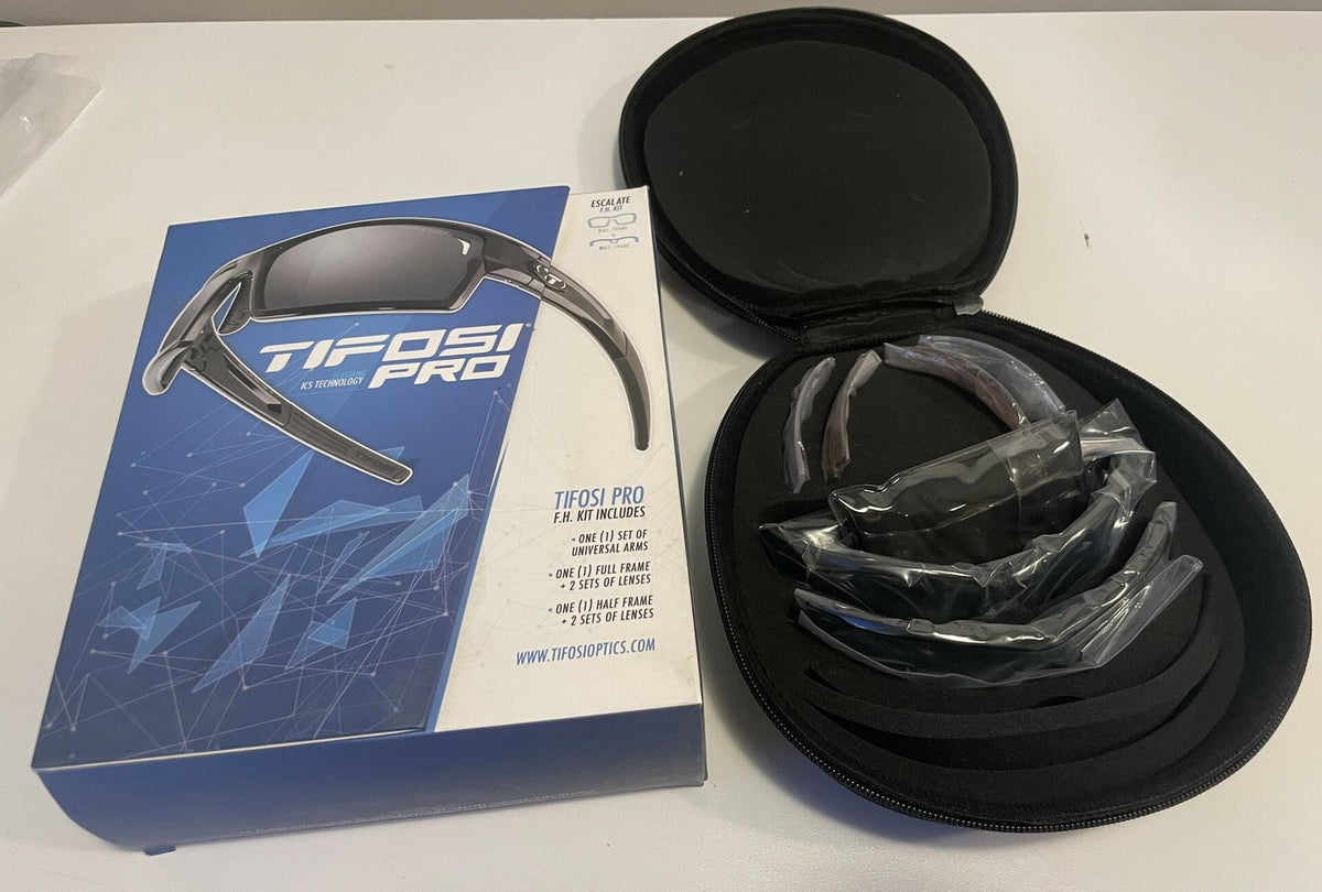 Tifosi Pro F.H. Kit Escalate Sunglasses - Gloss Black - Interchangeable Lenses 1