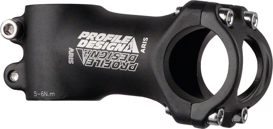 Profile Design Aris Stem - 80mm, 31.8 Clamp, +/-7, 1 1/8", Aluminum, Black 1