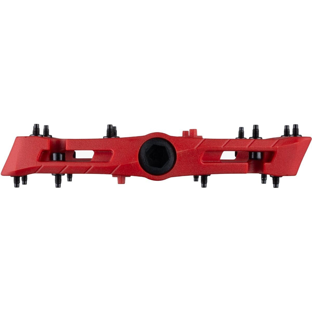 Raceface Chester Large Platform Pedals Body: Nylon Spindle: Cr-Mo 9/16" Red Pair 2