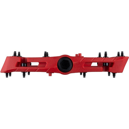 Raceface Chester Large Platform Pedals Body: Nylon Spindle: Cr-Mo 9/16" Red Pair 2