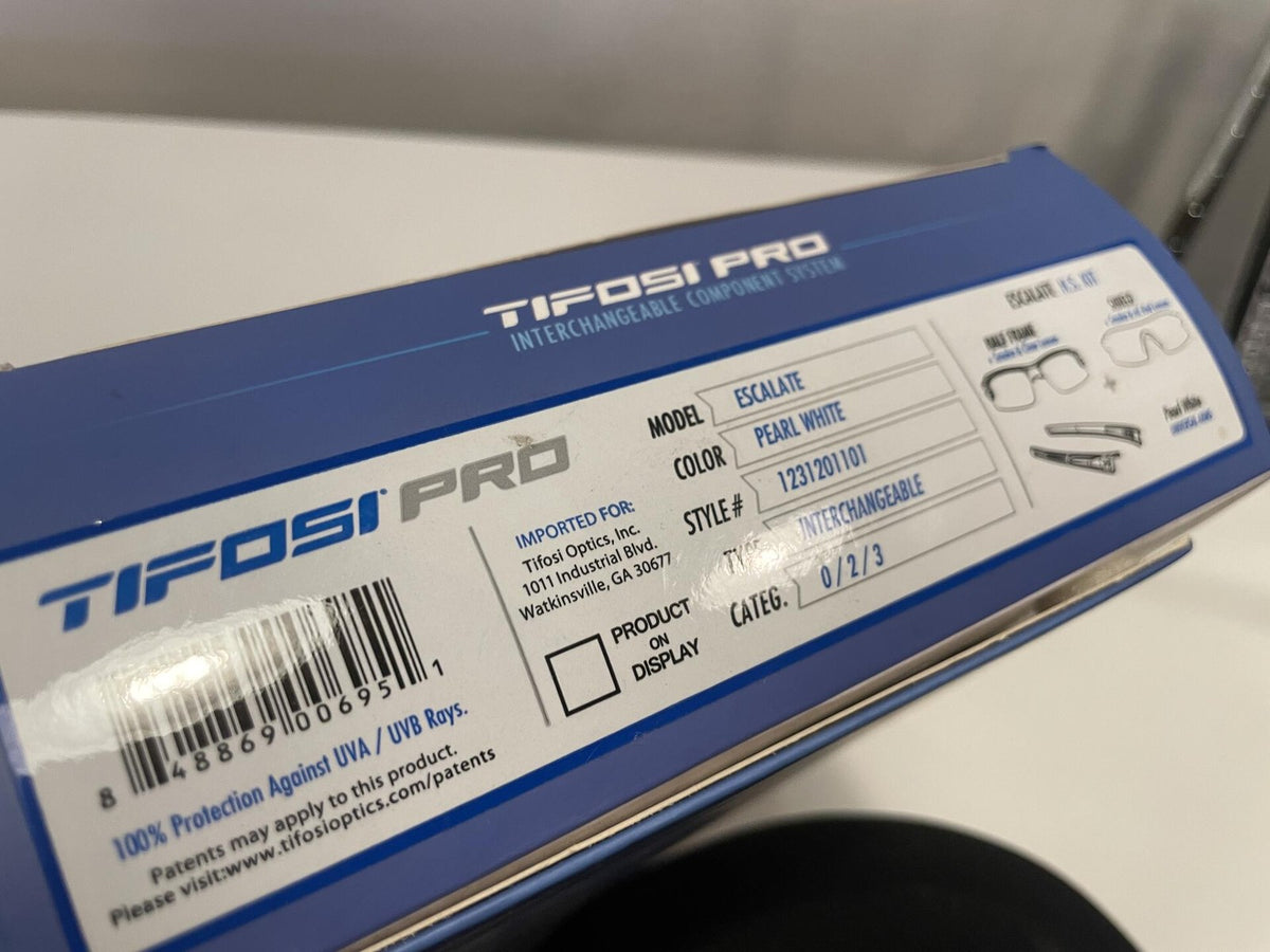Tifosi Pro H.S. Kit Escalate Sunglasses - Pearl White - Interchangeable Lenses 10