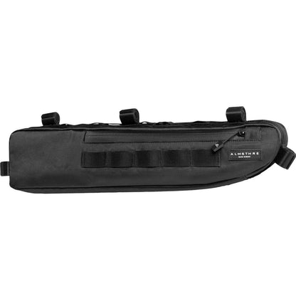 ALMSTHRE Signature Bike Frame Bag - Midnight Black, Large/XL Sizing | Durable 1