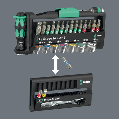 Wera Tool Bicycle Set #3: Compact 41-piece Screwdriver Kit w/ Carry Case 2