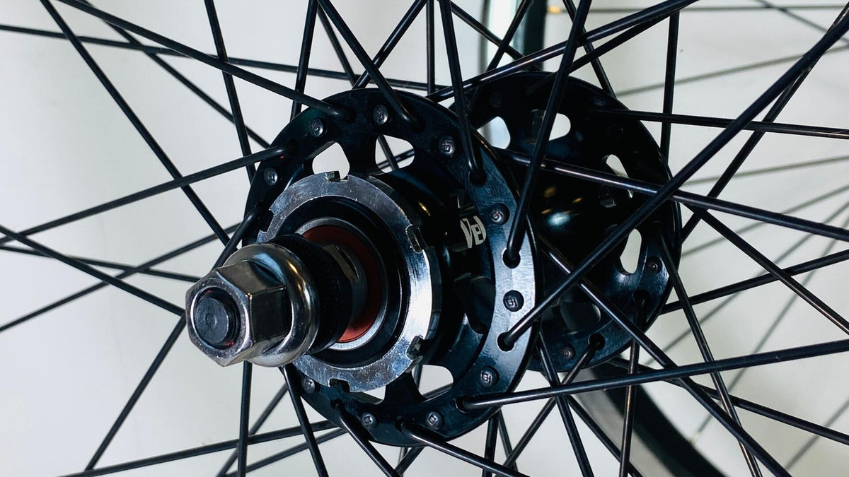 Velocity CHUKKER 700c Clincher Fixie Wheelset 36-F 48-R 100/120 - Black 8