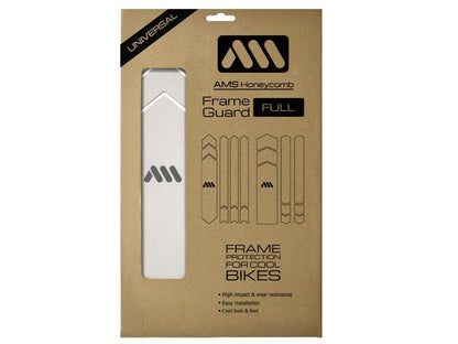 All Mountain Style Full Honeycomb Frame Guard Kit, 18-Pieces, Clear/Silver 1