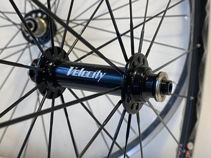 Velocity MAJOR TOM 700c Tubular Road Wheelset 24h/28h 100/130 8-10s - Black 5