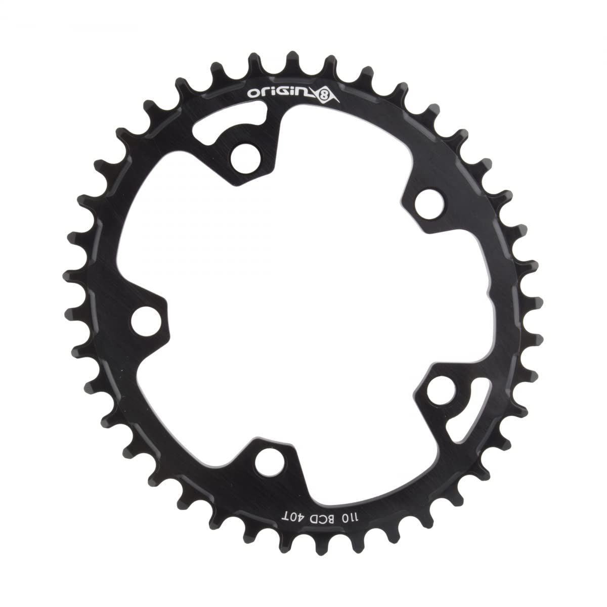 Origin8 Chainring Holdfast Oval 110Mm 40T 10/11S 5B Black - FOCR-TT110-40 1