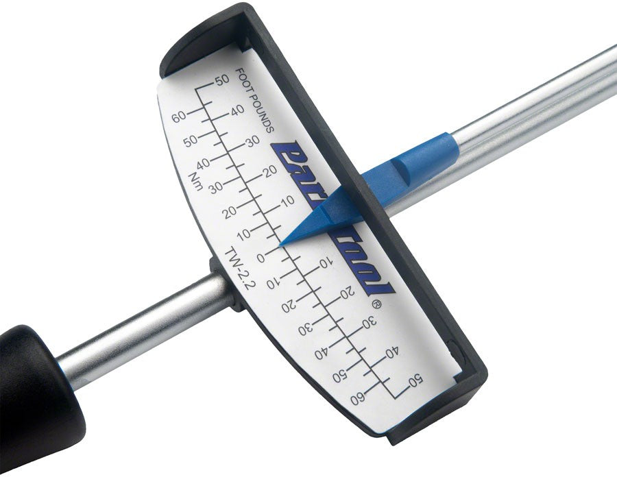 Park Tool TW-2.2 Beam-Type Torque Wrench 0-60 Nm Silver 3