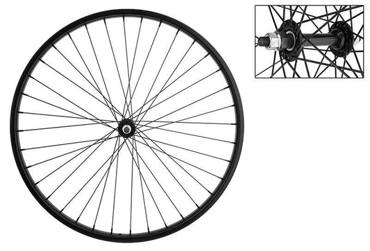 WM Wheel Front 26x1.75 559x25 Stl Bk 36 Stl Bo 3/8 Bk 14g Bk 1