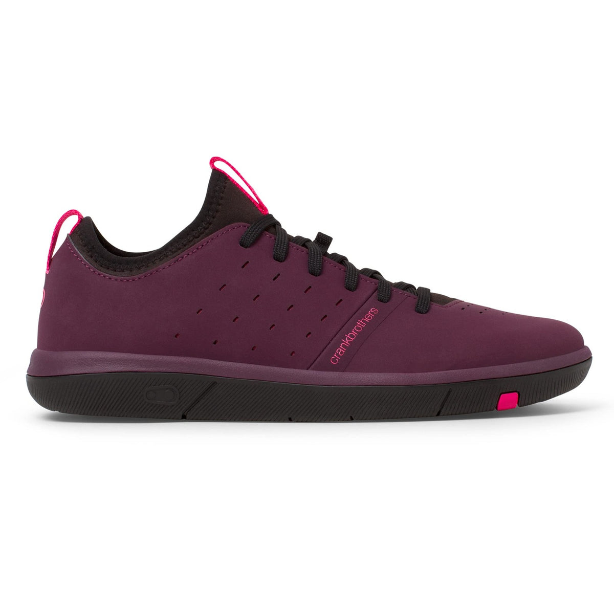 Crank Brothers Mountain Shoes STAMP STREET LACE PURPLE / PINK - BLACK OUTSOLE 3
