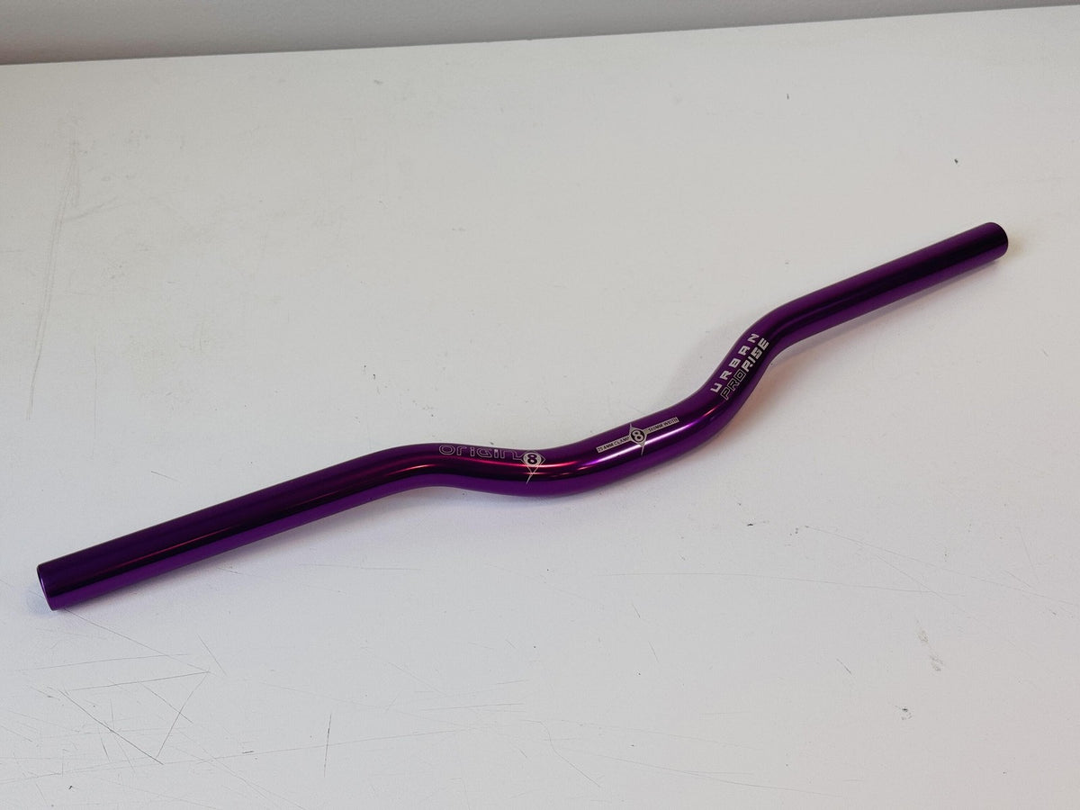 Origin-8 Urban Pro Rise Riser Bars 25.4 x 540mm Purple Anodized - NOS 1