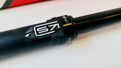 NOS KS LEV DX 31.6mm 175mm Travel 465mm Dropper Seatpost Worn Box - Black 3