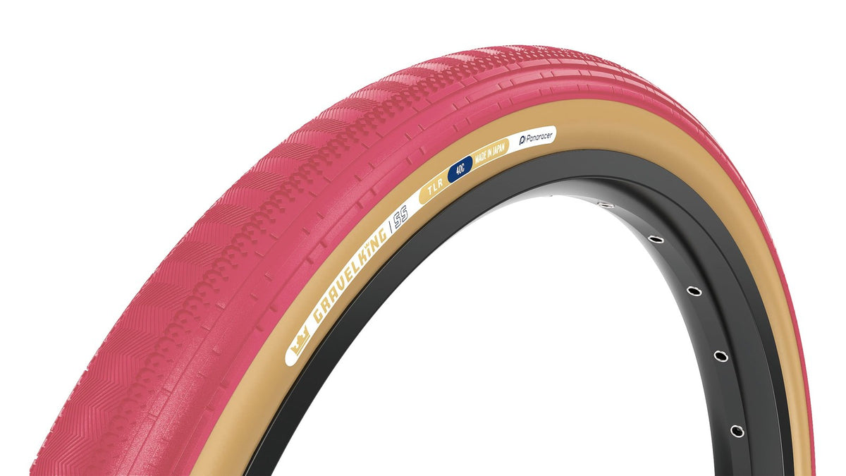 Panaracer GravelKing SS TLR Tire 700x40c Tubeless Ready Folding Cranberry/Brown 1