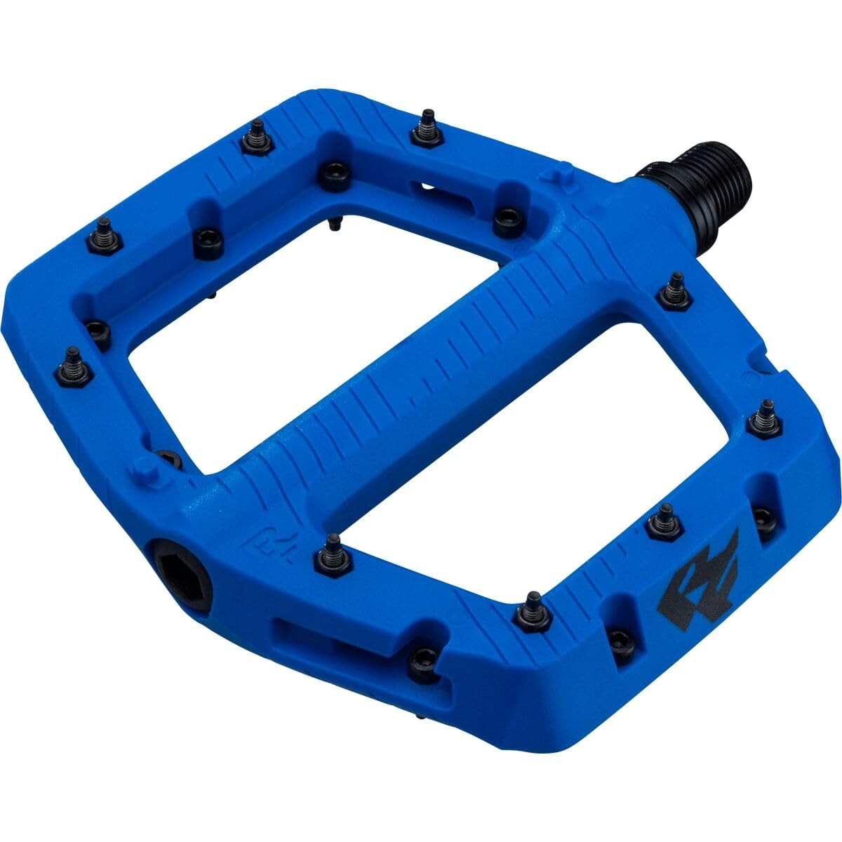 Raceface Chester Large Platform Pedals Cr-Mo Spindle 9/16" Blue Pair 2