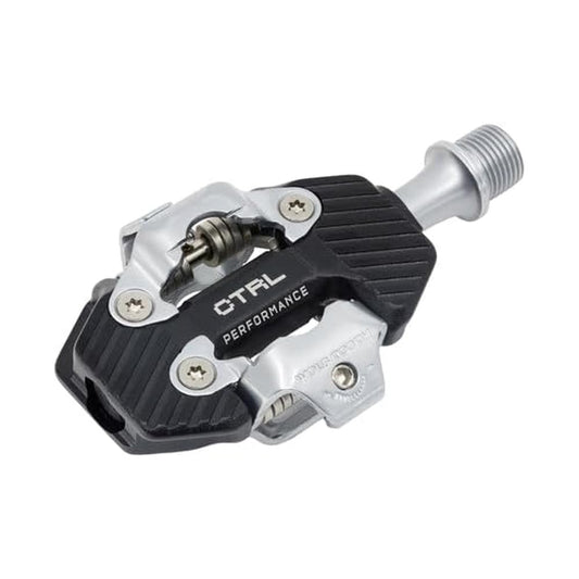Wolf Tooth CTRL Trail Performance Dual-Sided Clipless Pedals Black, Shimano SPD 1