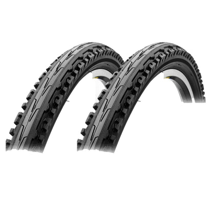 2-pack Kenda K847 Kross Plus 26x1.95 Tires + Rim Strips + Sunlite Utili-T Tubes 2