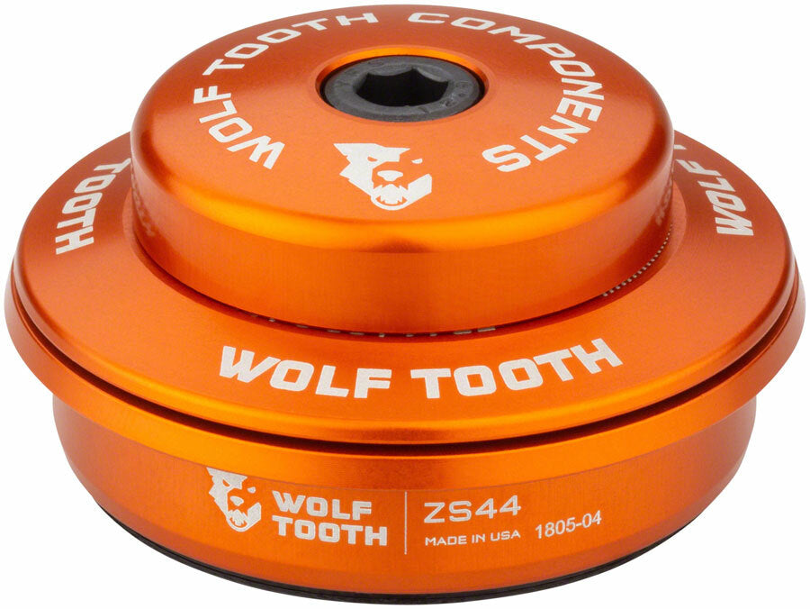 Wolf Tooth Components Performance Headset - ZS44/28.6 Upper 6mm Stack Orange 1