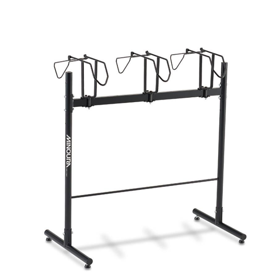 Minoura DS-4200 Free Standing Black Bike Rack Holds 3 Bikes Vertically 2