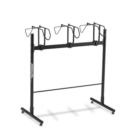 Minoura DS-4200 Free Standing Black Bike Rack Holds 3 Bikes Vertically 2