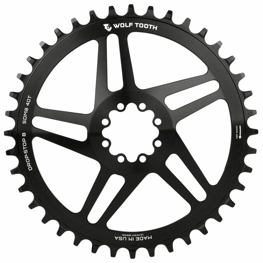 Wolf Tooth Direct Mount Chainring - 44t for SRAM Direct Mount Drop-Stop For 1