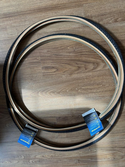 Panaracer Pasela Tire 27x1-1/8" Black/Tan Gumwall Wire 630 ISO Classic Road 3