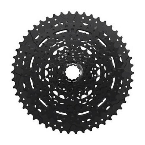 SunRace M993 Cassette - 9 Speed 11-50t ED Black Alloy Spider and Lockring 1