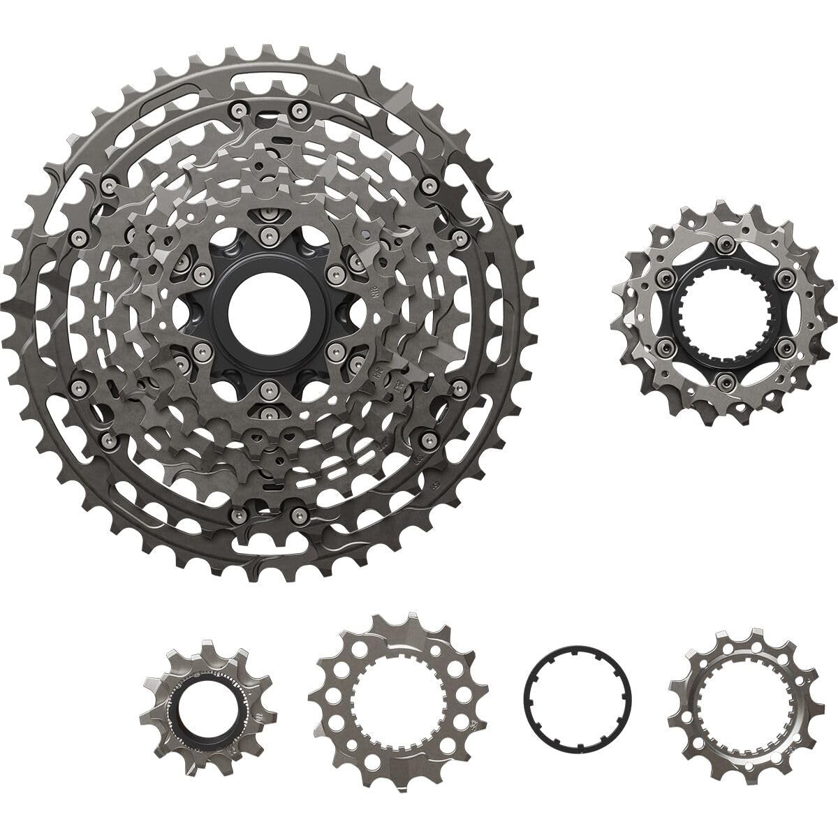 Shimano XTR CS-M9200-12 Cassette - 12-Speed 9-45t Hyperglide+ Micro Spline Gray 4