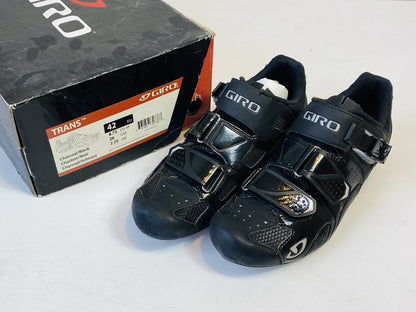 Giro Trans EC70 Road Cycling Shoes Men's Charcoal/Black EU 42 / US 8.75 / 3 Bolt 1