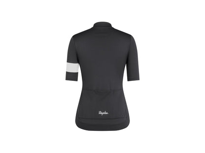 Rapha Core Women's Cycling Jersey XS Black/White 2