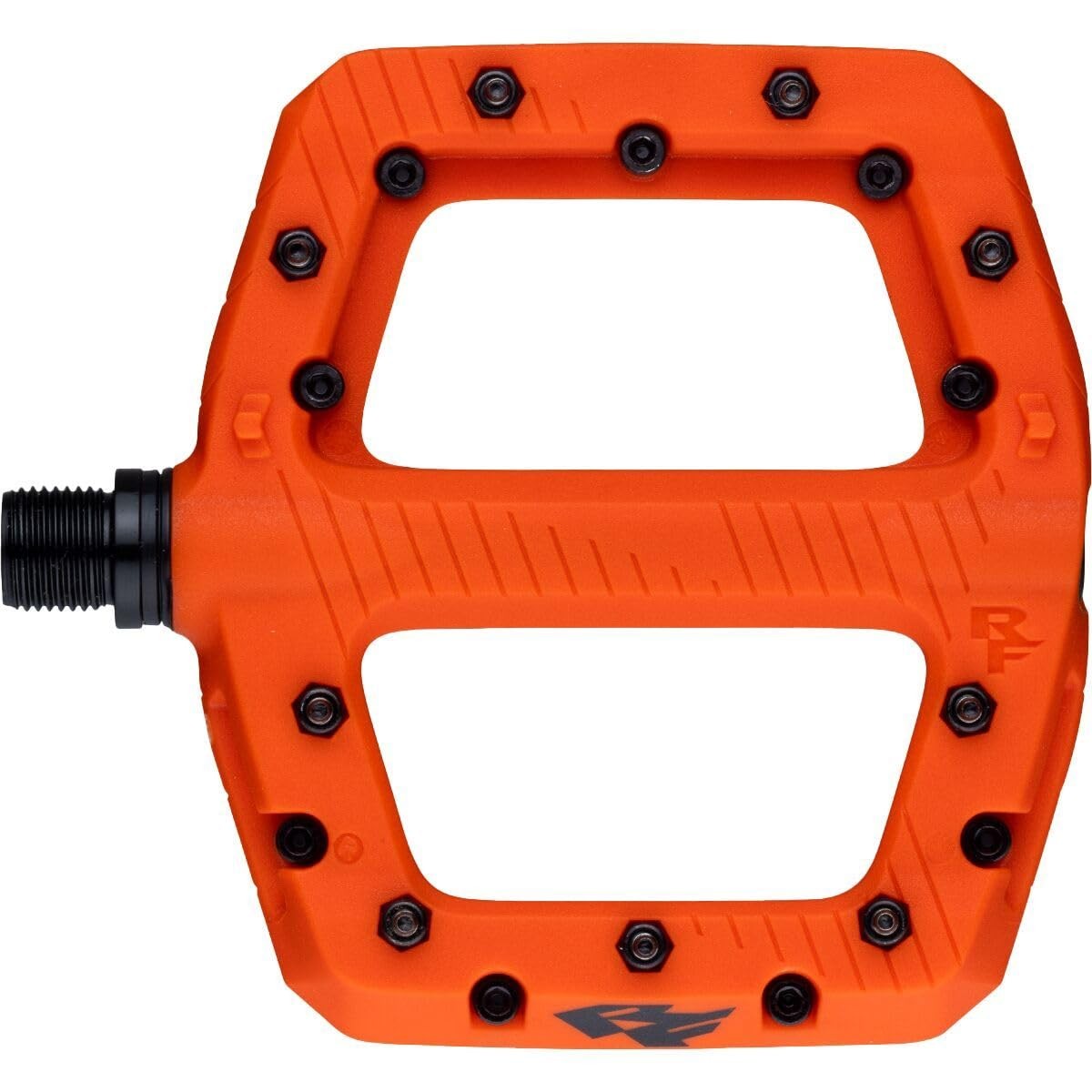Raceface Chester Large Platform Pedals Cr-Mo Spindle 9/16" Orange Pair 1