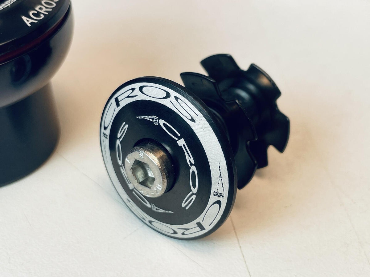 NOS ACROS AH-07 S01 Series Threadless 1-1/8" Headset Steel Bearings, Black 5