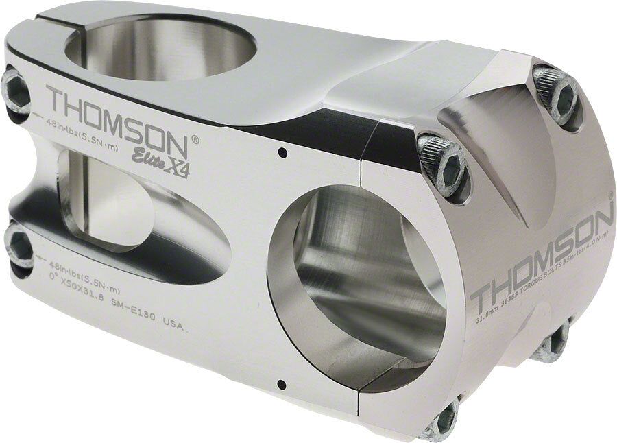 Thomson Elite X4 Mountain Stem 50mm +/- 0 degree 31.8 1-1/8 Threadless 1