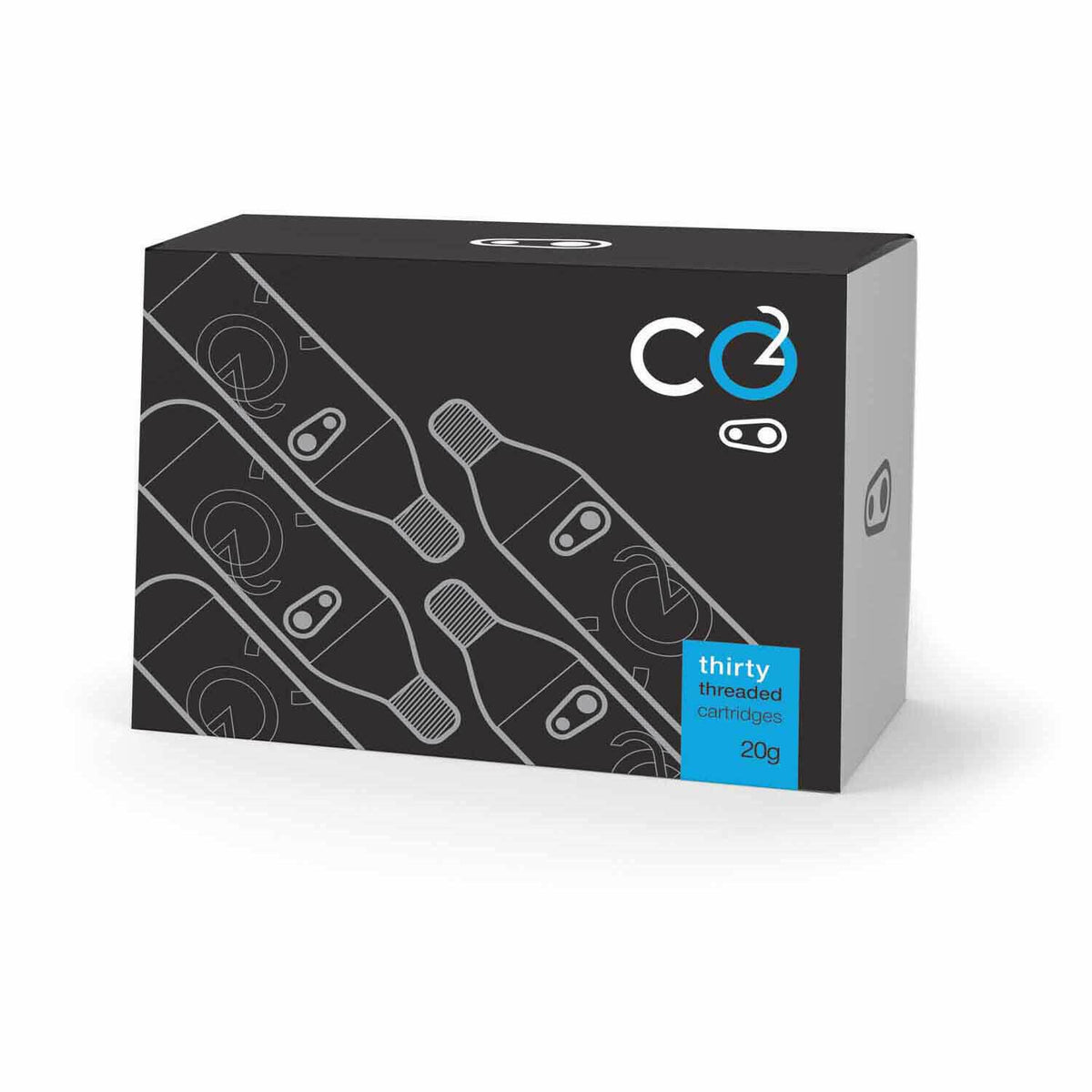 Crank Brothers CO2 20G Cartridge Threaded (30 Units Bulk Pack) 1