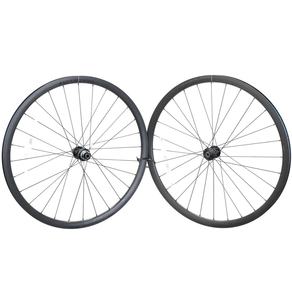 Devox 700c Disc Road Wheelset Shimano RS470 CL HG 10/11s Thru Axle 2