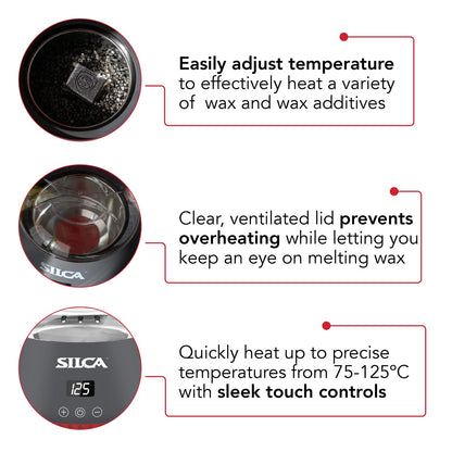 SILCA Bike Chain Wax Melting System for Immersive Waxing, 600ml Capacity 4