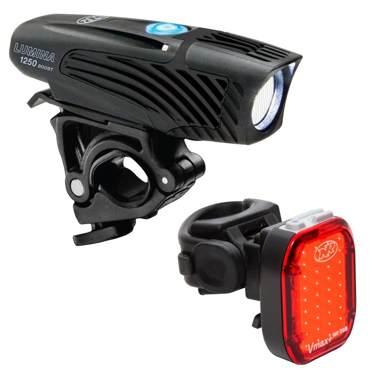 Niterider Lumina Boost 1250 + Vmax+ 180 Bike Light Combo Pack 1250 Front & 180 1