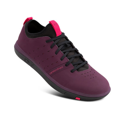 Crank Brothers Mountain Shoes STAMP STREET LACE PURPLE / PINK - BLACK OUTSOLE 1