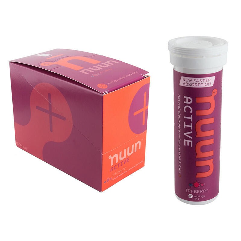 Nuun Electrolyte Active Drink Tabs Food Nuun Electrolyte Active Tri-berry Bxof8 1