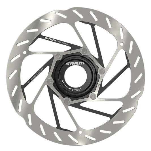 SRAM HS2 Disc Rotor Centerlock 160mm Mountain Bike Specific 2mm Thicker 1