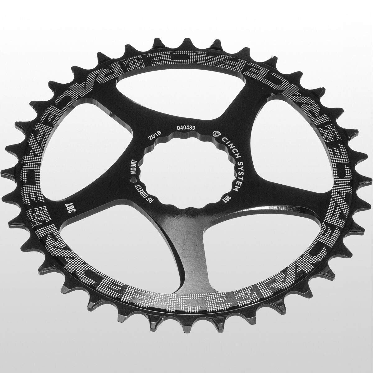 RaceFace Narrow Wide Chainring: Direct Mount CINCH 24t Black 2