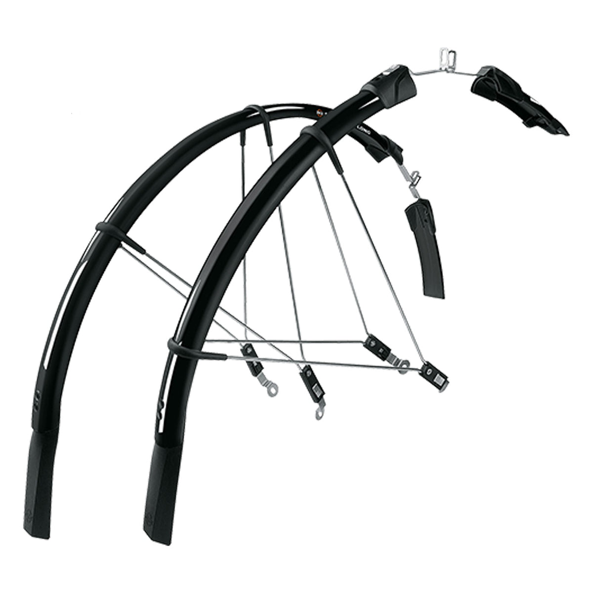 SKS Raceblade Long Fender Set, 700 x 18-25: Black 1