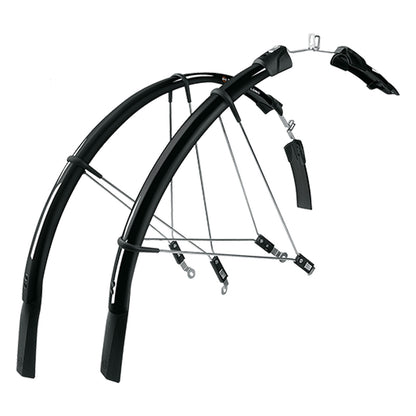 SKS Raceblade Long Fender Set, 700 x 18-25: Black 1
