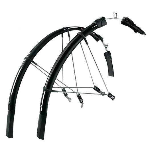 SKS Raceblade Long Fender Set, 700 x 18-25: Black 1