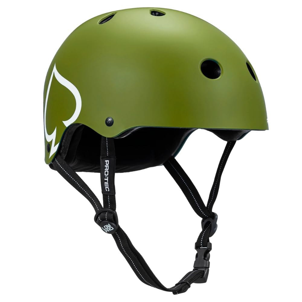 PRO-TEC LOW PRO CERTIFIEDHELMET MATTE ARMY GREEN L/XL (Large/X-Large) 1